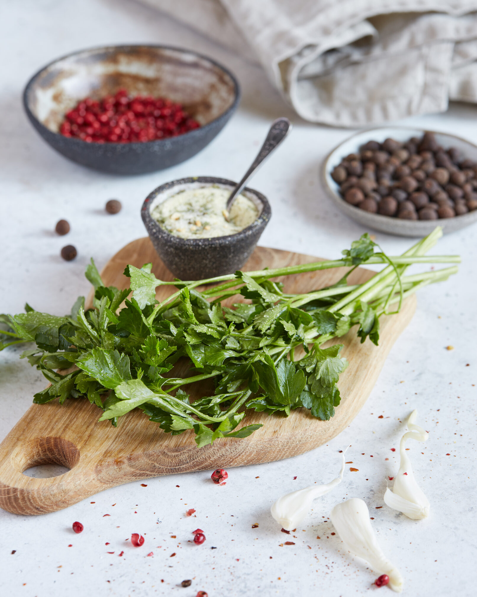 Basic spices of Lithuanian cuisine